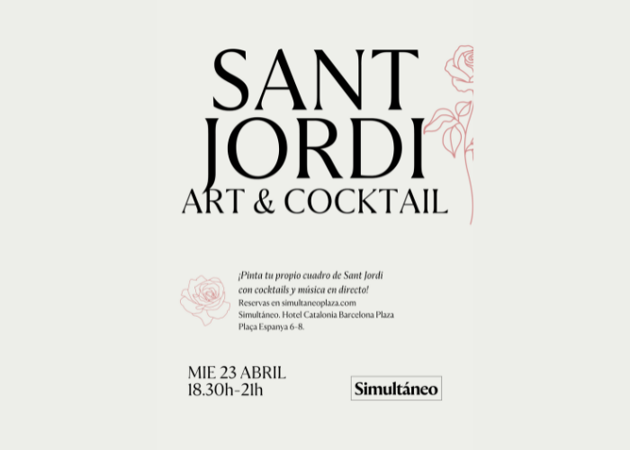 Sant Jordi al Catalonia Barcelona Plaza