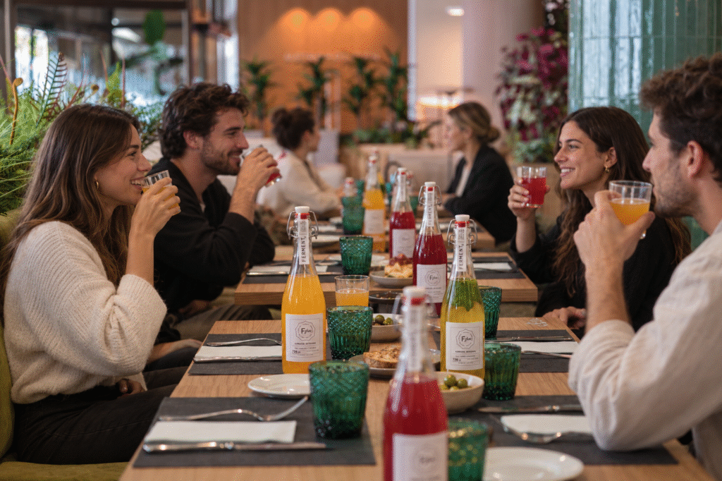 Taller de cata de kombutxes i kéfir d’aigua de Ferment9